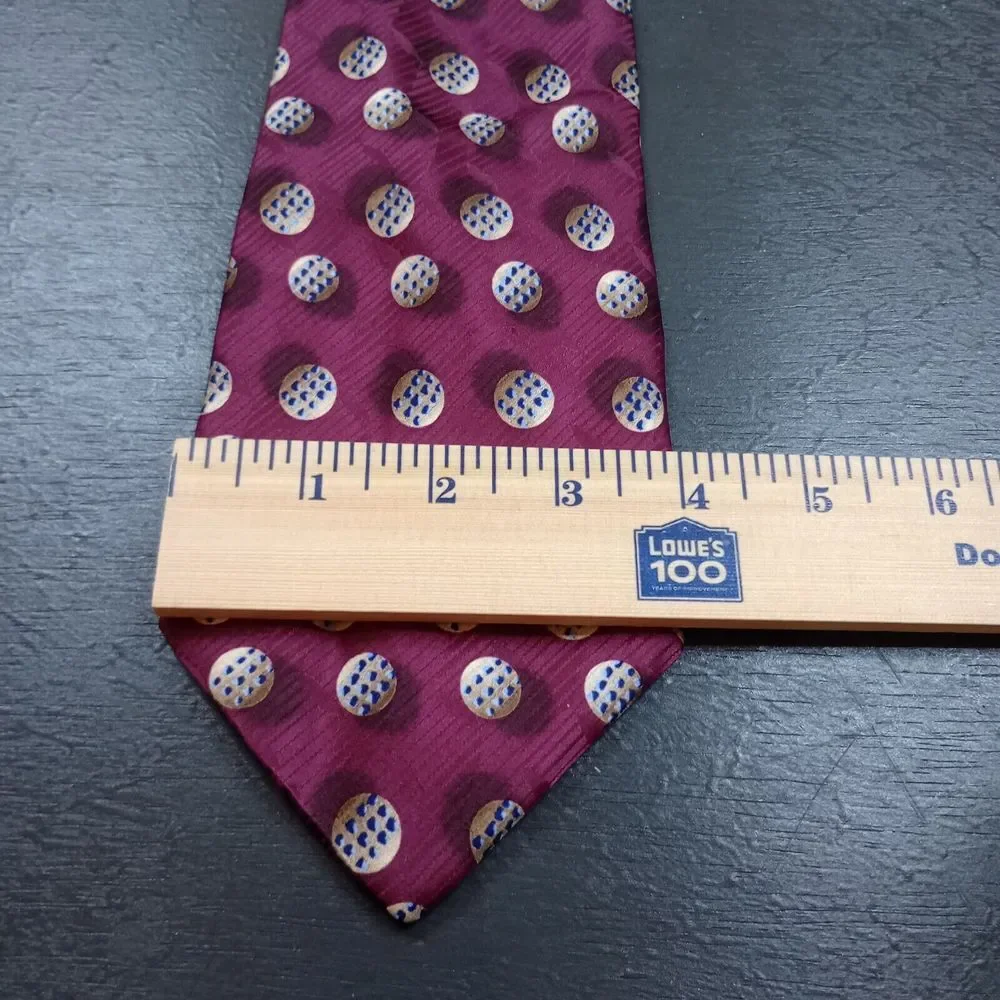 Zionetti Italian Silk Collection 100% Silk Made in‎ USA Mens Neck Tie Geometric